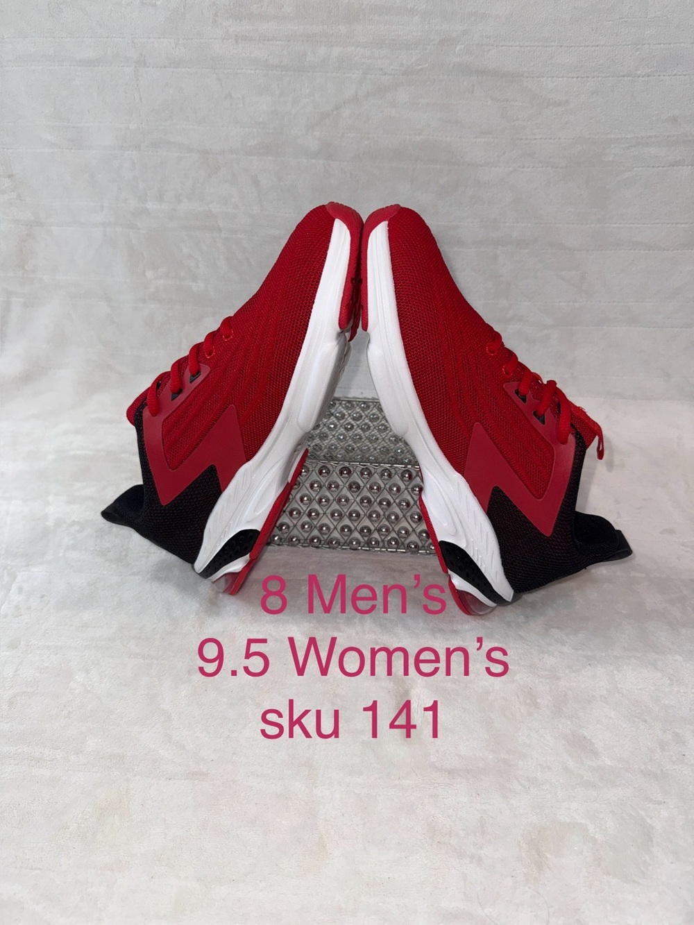 Men's Red & Black Jerko Sneakers